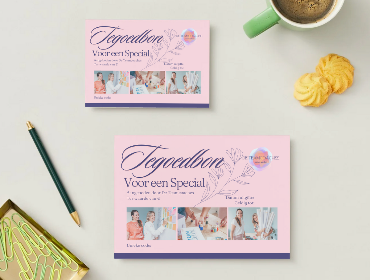 Tegoedbon Special | De Teamcoaches