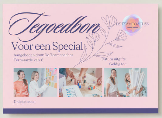 Tegoedbon Special | De Teamcoaches
